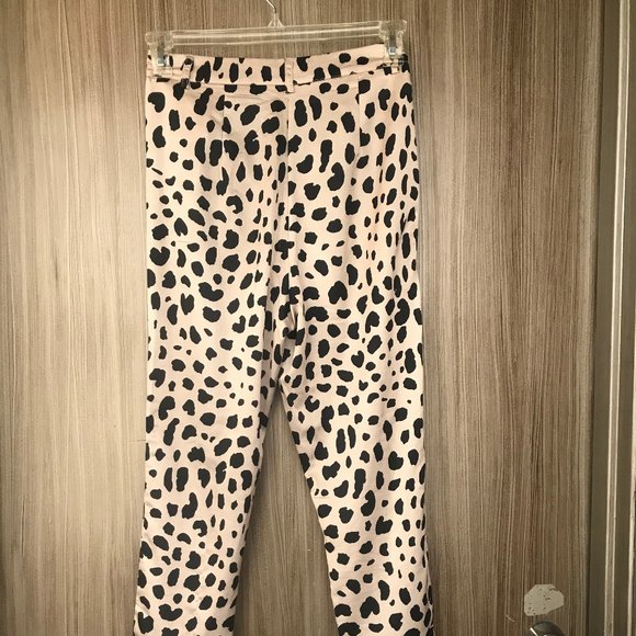 Nasty Gal Cheetah Trouser US 4 - Picture 1 of 8
